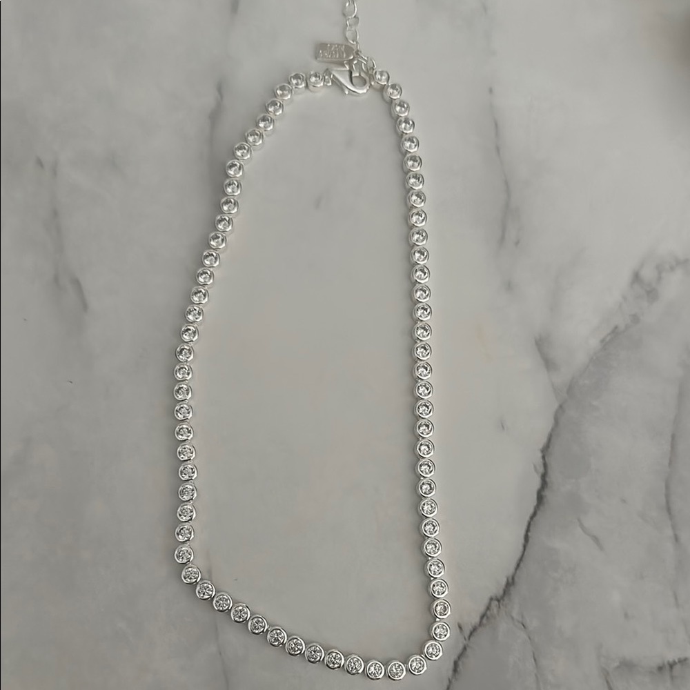 Electric Picks Jewel Necklace (Silver)